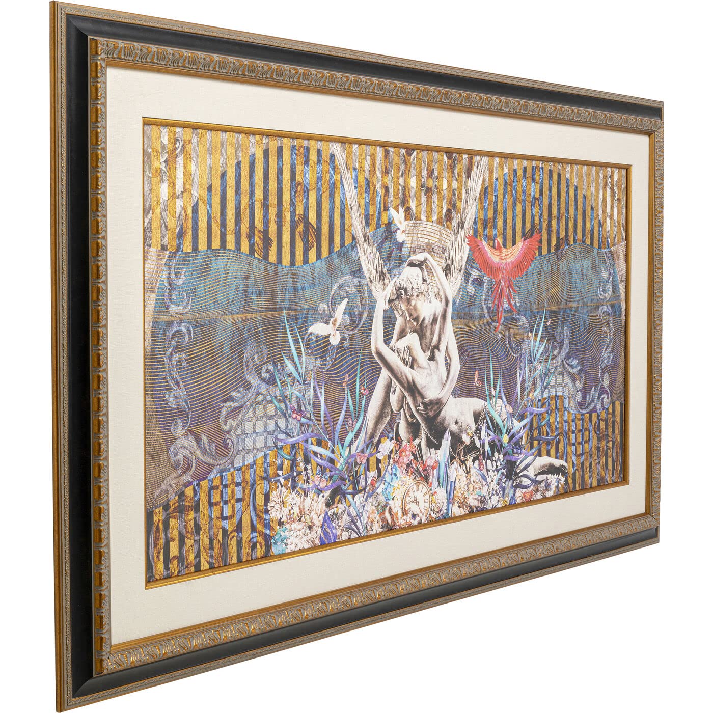 kare-design-gerahmtes-bild-lovers-180x106-cm-gro-es-wandbild-gerahmt image 3