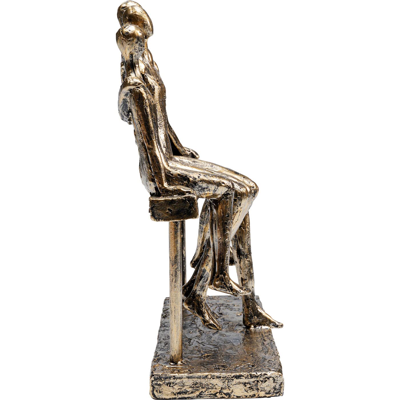 kare-design-dekofigur-sitting-break-24-cm-gold image 4