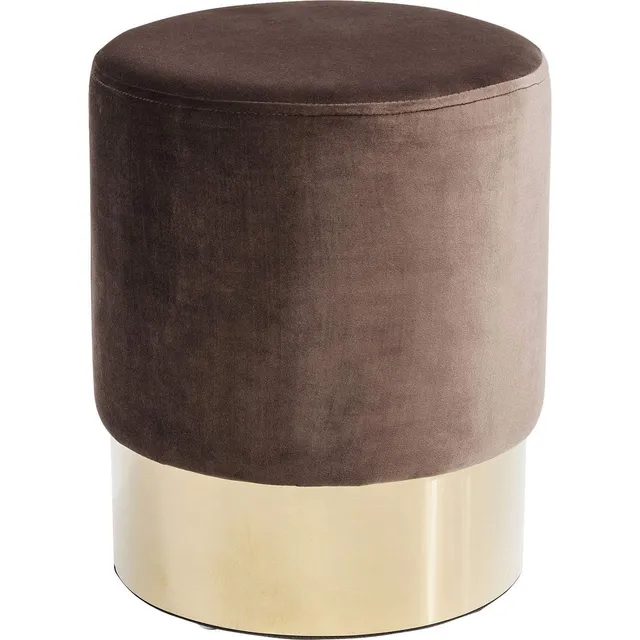 kare-design-hocker-cherry-braun-messing-lippenstift-42x35x35-cm image 1