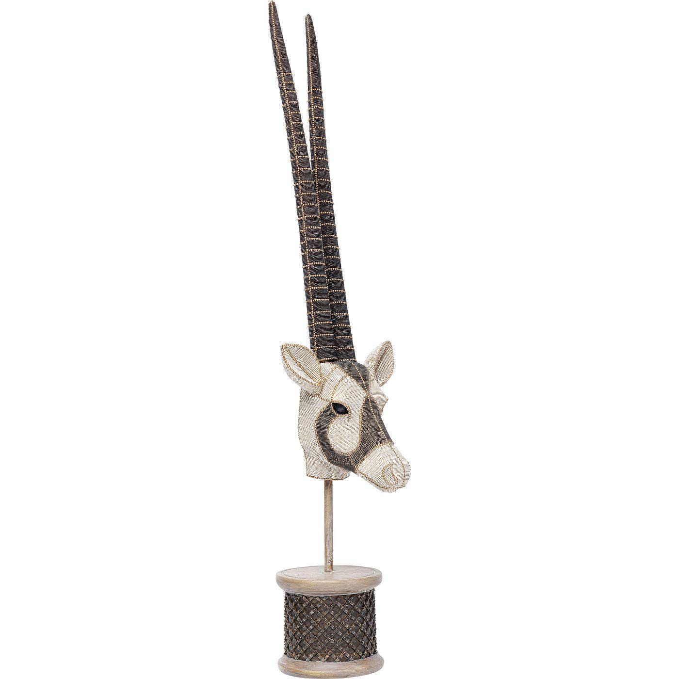 kare-design-antilopenkopf-perlen-wanddeko-76-cm image 4