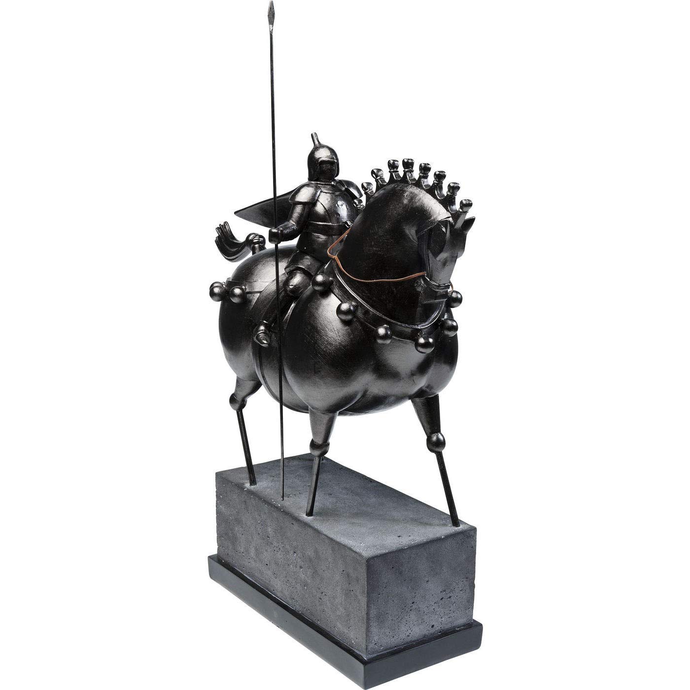 kare-design-black-knight-deko-figur-ritter-schwarz-70x54x20-cm image 4