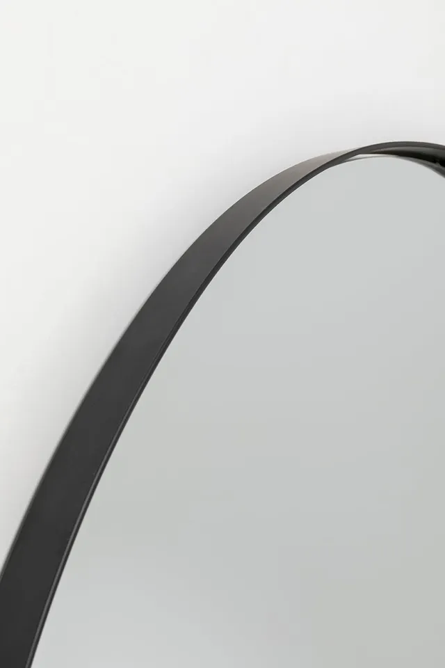 kare-design-starlet-wandspiegel-rund-schwarz-100-cm image 1