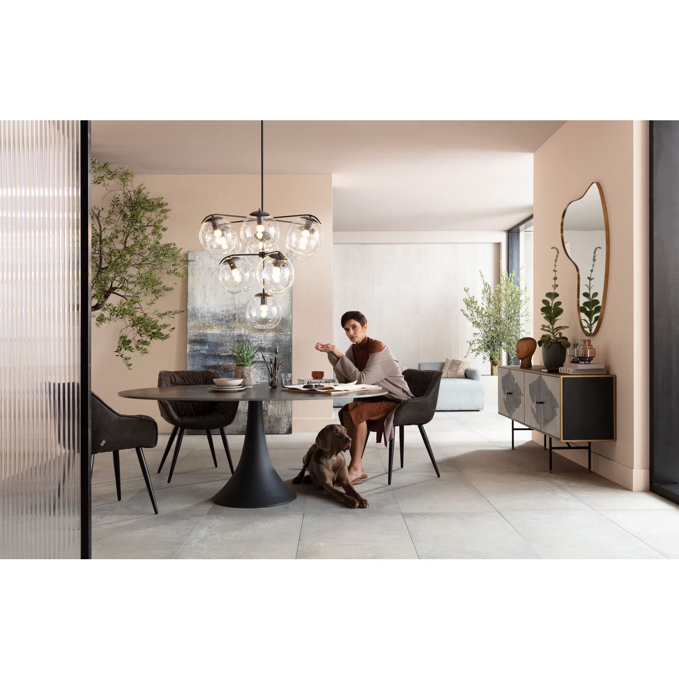 kare-design-tisch-grande-possibilita-schwarz-180-cm-ovaler-esstisch-keramik image 2