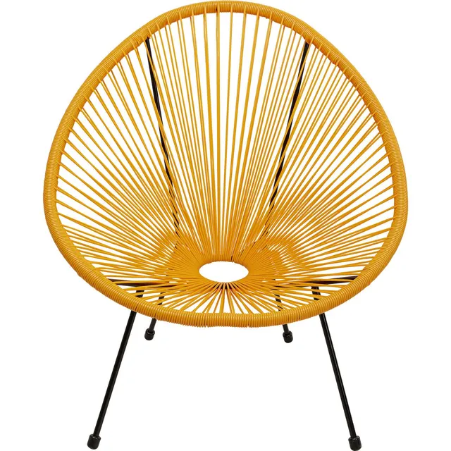 kare-design-sessel-acapulco-orange-indoor-outdoor-loungesessel-85x73x78-cm image 1