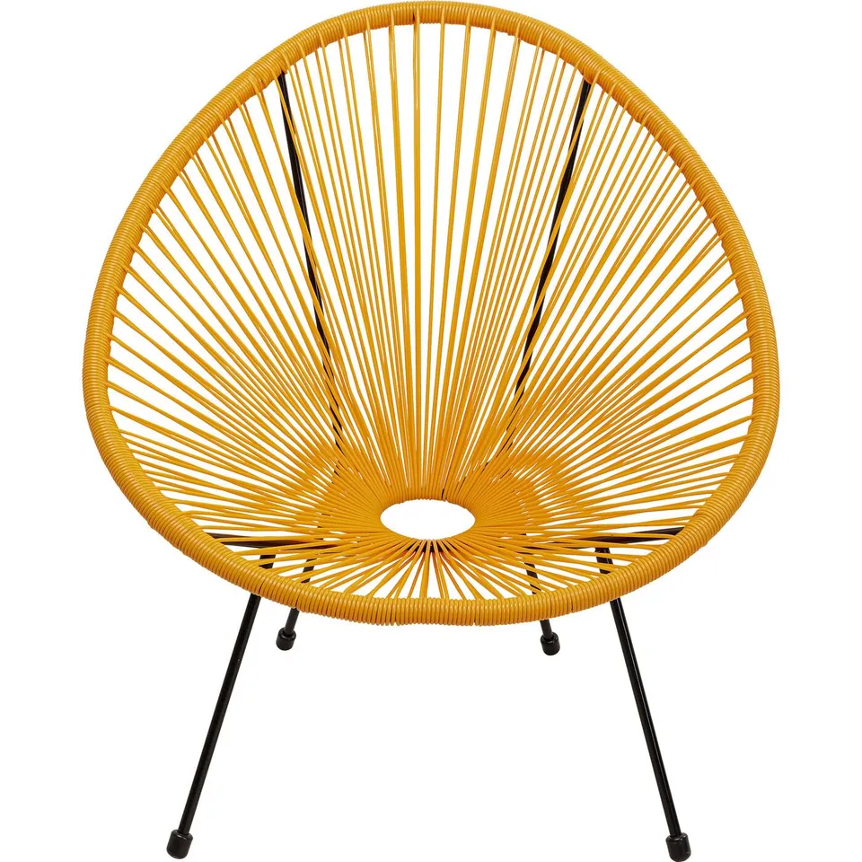 kare-design-sessel-acapulco-orange-indoor-outdoor-loungesessel-85x73x78-cm image 1