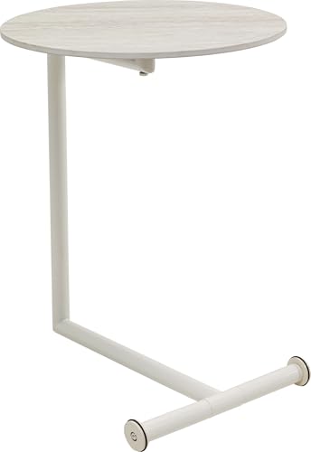 kare-design-easy-living-beistelltisch-rund-46-cm-greige-travertin-optik image 6