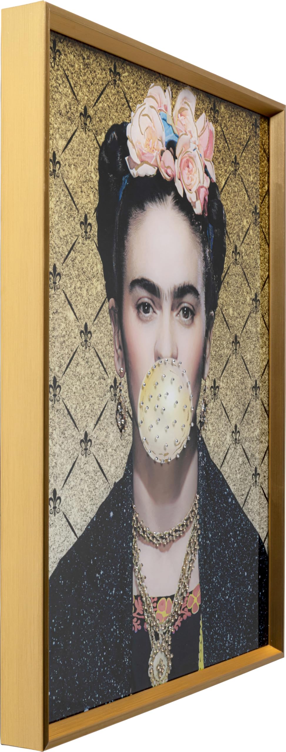kare-design-wandbild-muse-bubble-artist-120x80-cm-gerahmt-hinter-glas image 5