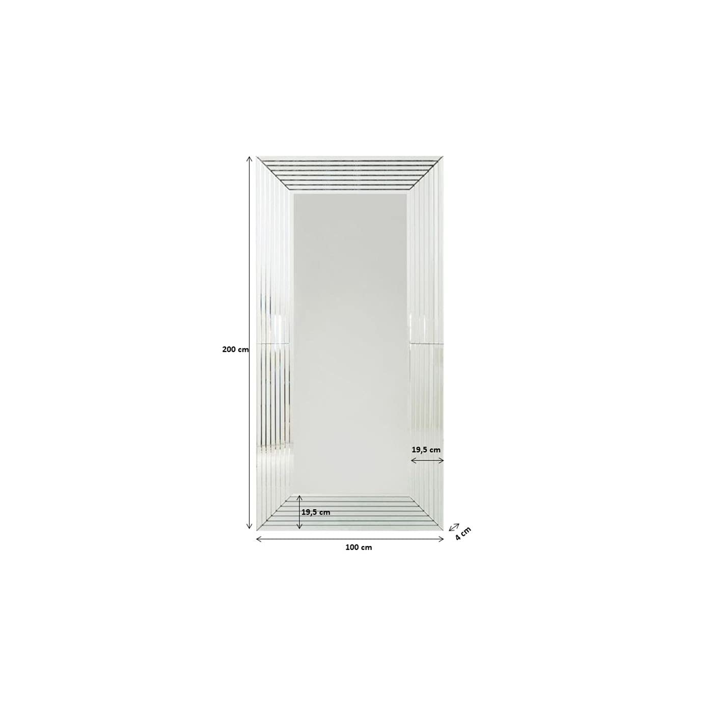 kare-design-spiegel-linea-silber-200x100x4-5-cm-ganzk-rperspiegel-wandspiegel image 4