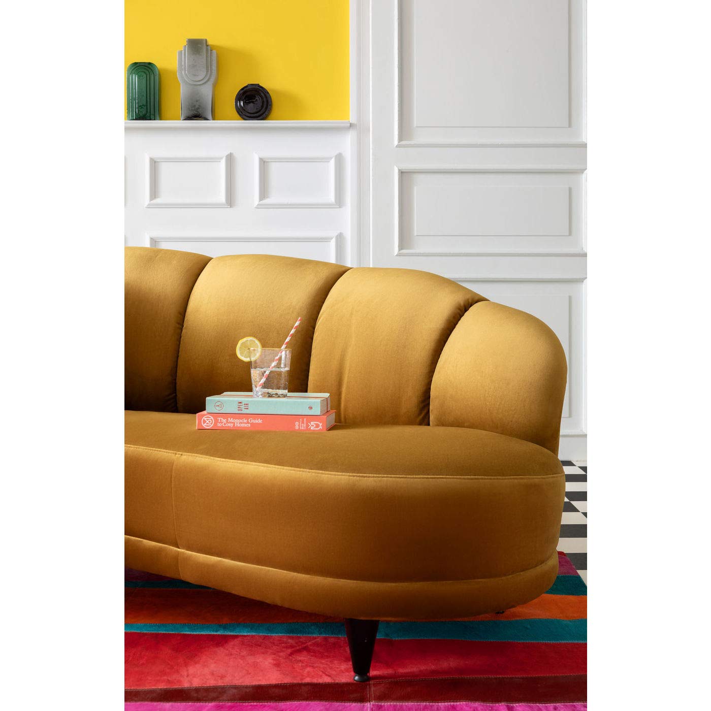 kare-design-dschinn-3-sitzer-sofa-gelb-samt-gebogen-233x122-cm image 5