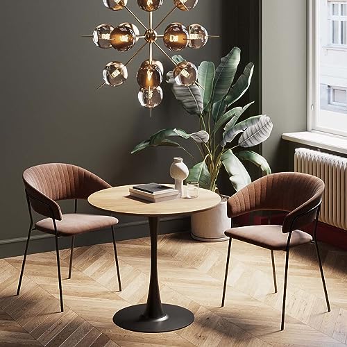 kare-design-schickeria-eiche-tisch-schwarz-runder-esszimmertisch-durchmesser-80- image 7