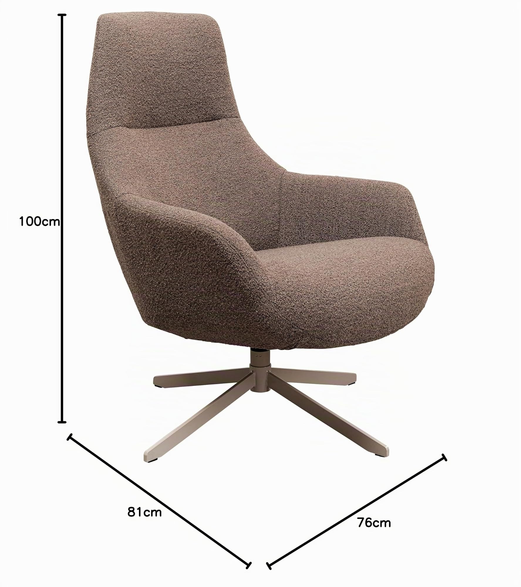 kare-design-drehsessel-mimi-mocca-boucl-100x76x81-cm-drehbar image 3