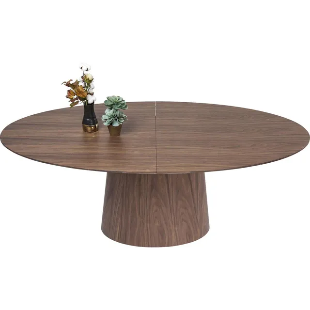 kare-design-benvenuto-walnut-ausziehtisch-oval-200-250-cm-6-8-personen image 1