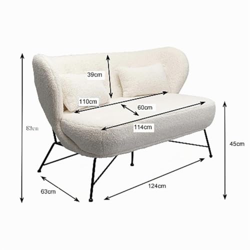 kare-design-sofa-jacky-teddy-2-sitzer-wei-kuschelsofa-loveseat-140-cm image 8