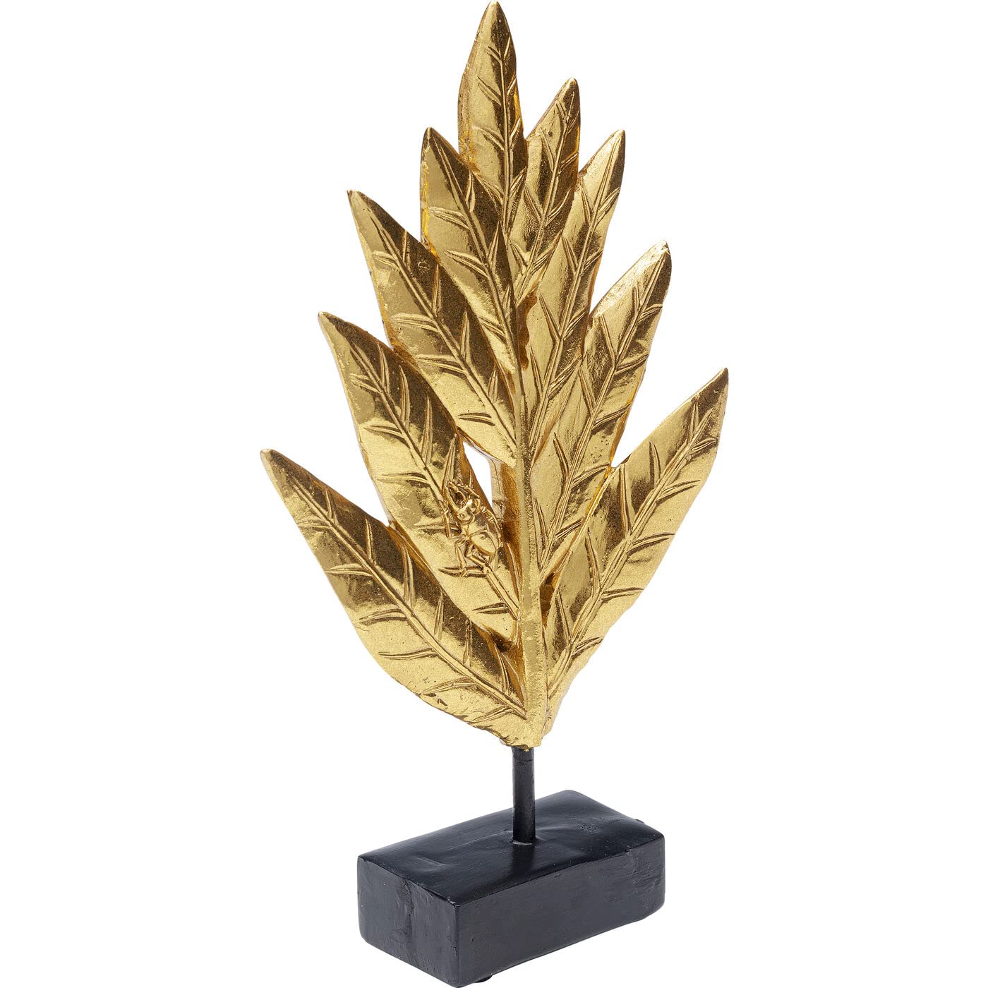 kare-design-deko-objekt-leaves-gold-deko-bl-tter-25-cm image 2
