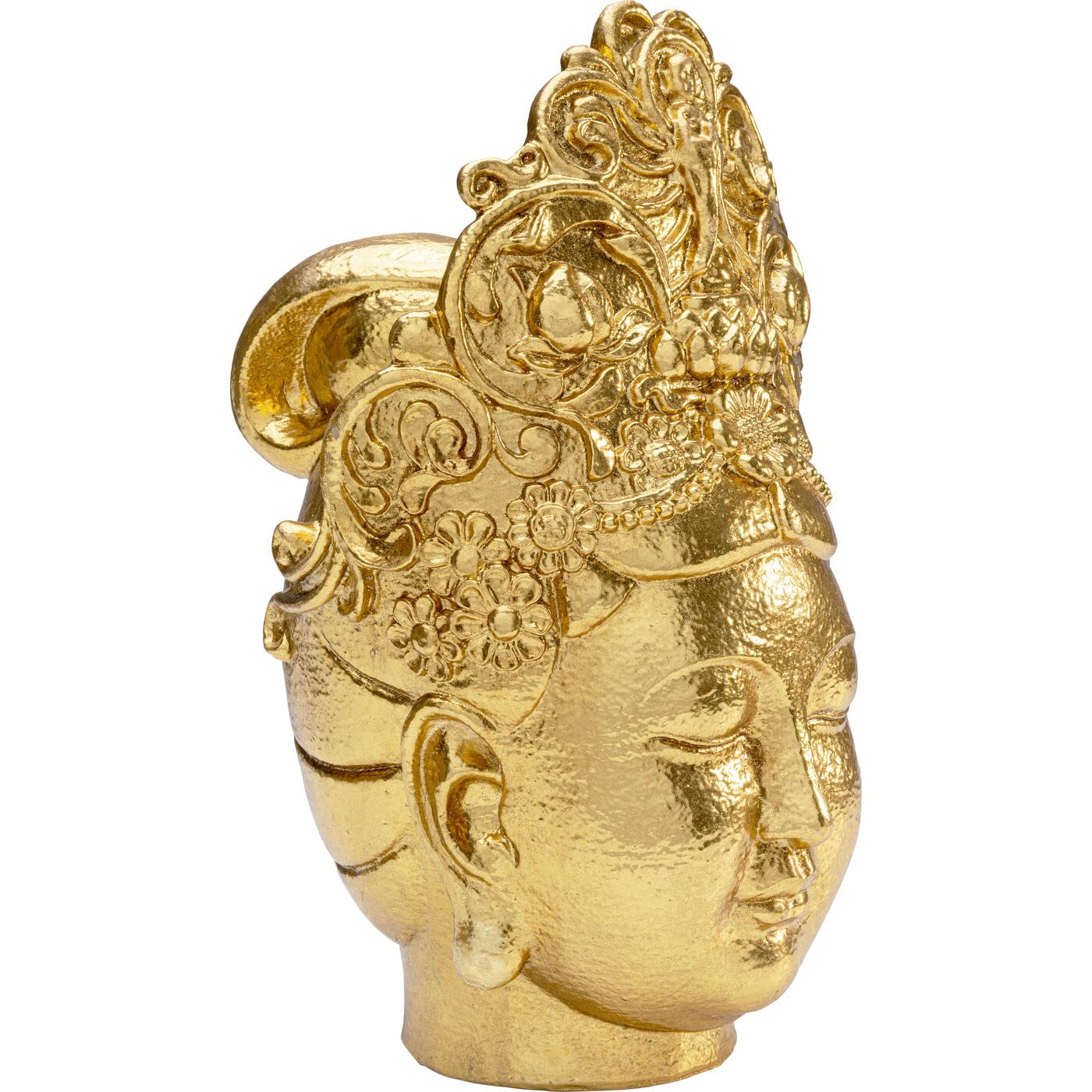 kare-design-deko-objekt-goddess-head-gold-39-cm-g-ttin-b-ste-statue image 2