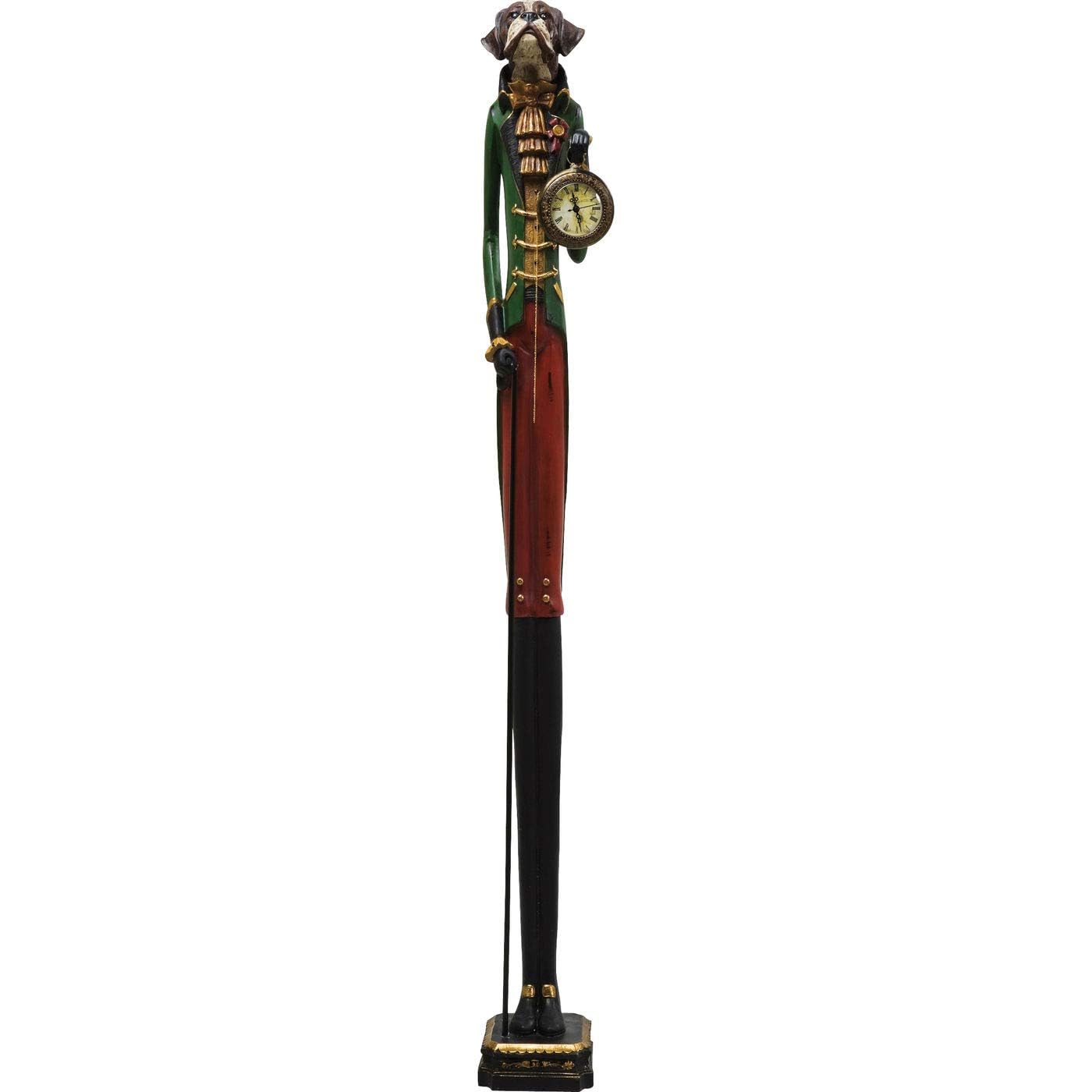kare-design-standuhr-gentleman-dog-138x21-2x24-2cm image 1