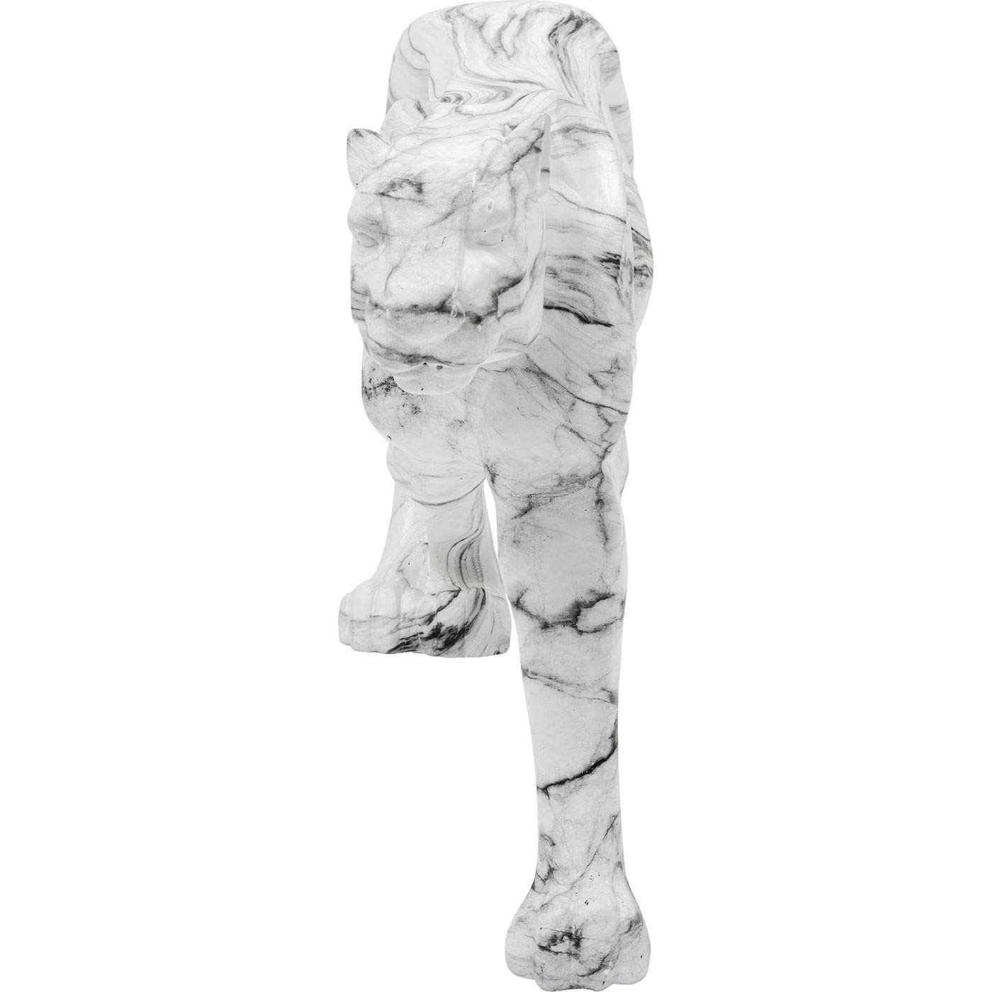 kare-design-leopard-marble-deko-objekt-129-cm-xl-fiberglas-figur-silber image 5