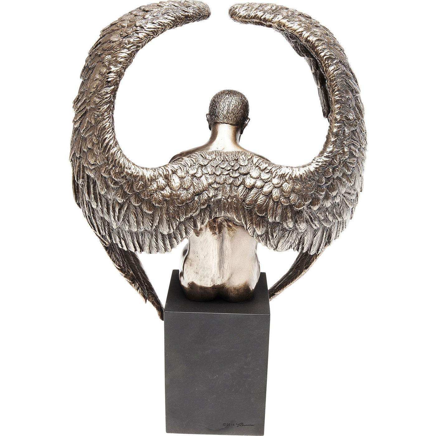 kare-design-nude-sad-angel-deko-objekt-bronze-auf-holz-sockel-26-x-18-x-11-cm image 5