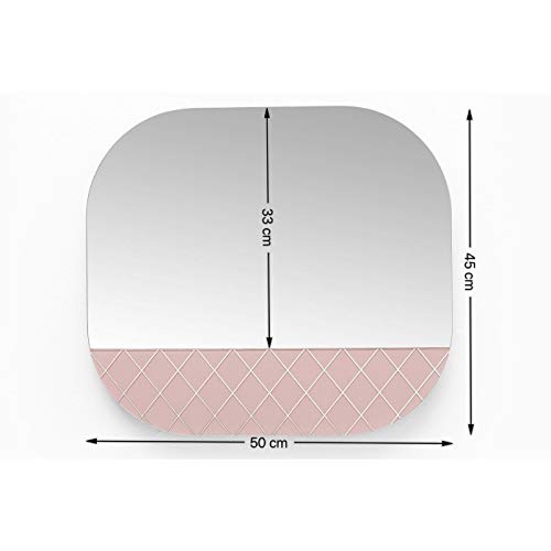 kare-design-cafe-society-spiegel-50-x-45-cm-rahmenloser-wandspiegel-rosa-glas image 8