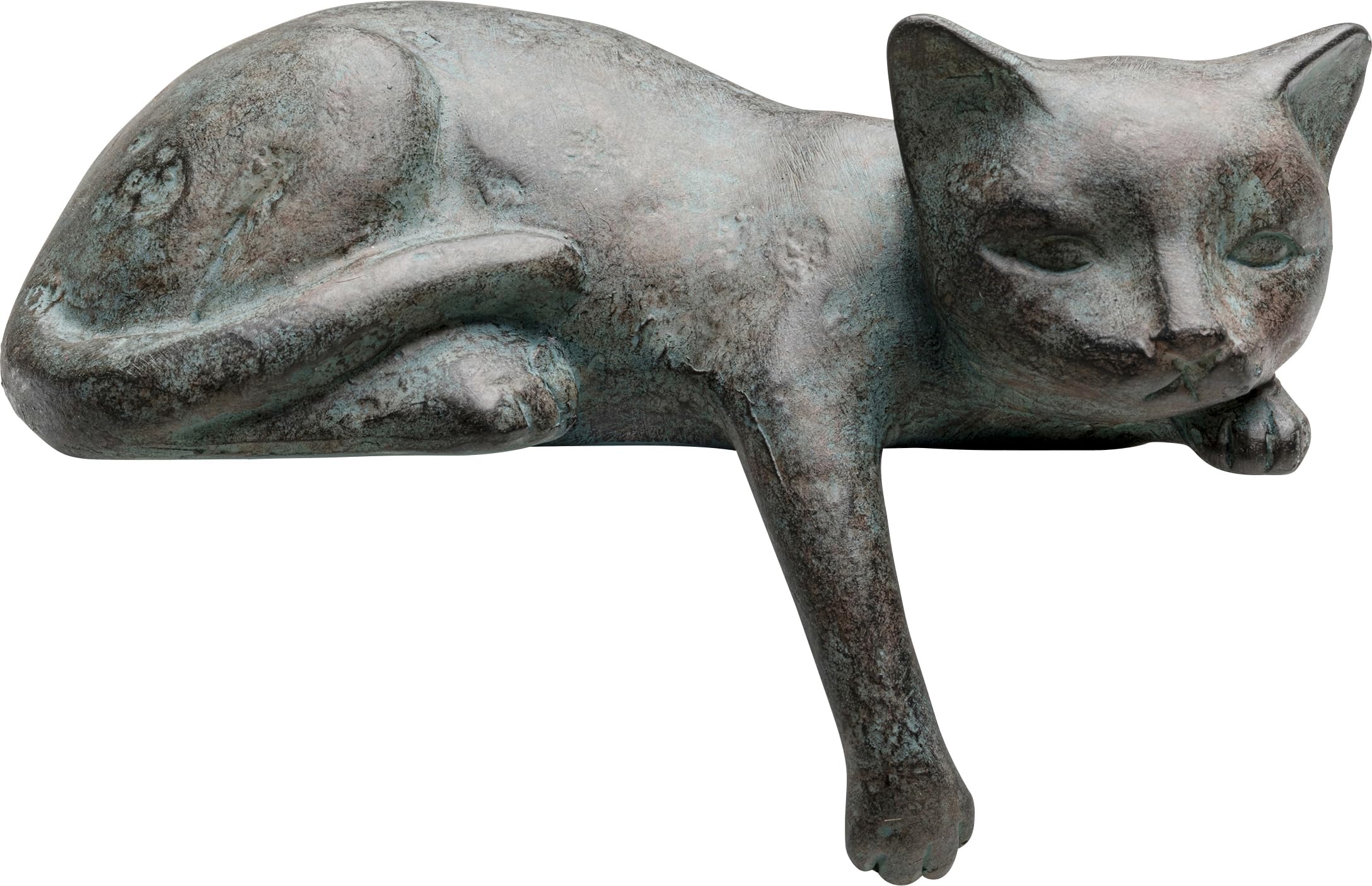 kare-design-deko-figur-cats-life-grau-schwarz-28x12x6-cm image 6