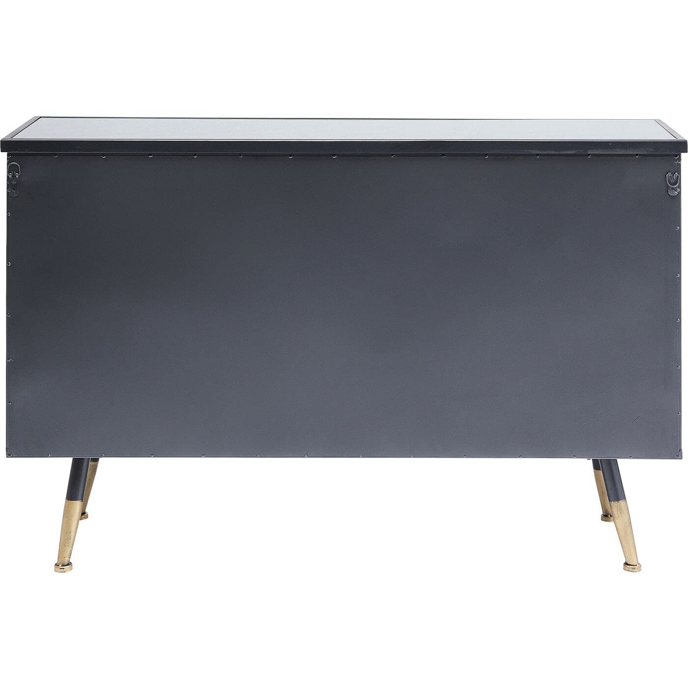 kare-design-la-gomera-sideboard-4-t-ren-tv-board-120x35x75-cm-stahl-schwarz-mit- image 8
