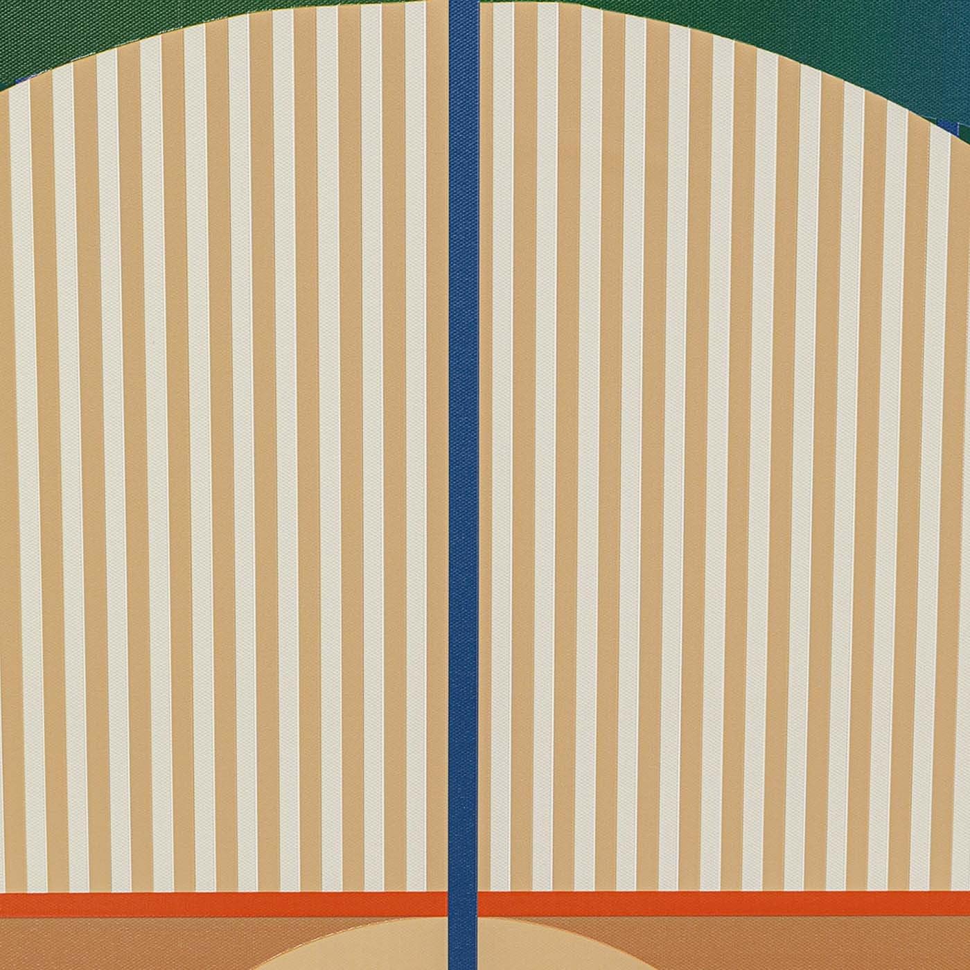 kare-design-bild-sunrise-orange-blau-gerahmt-75x100-cm-leinwand image 3