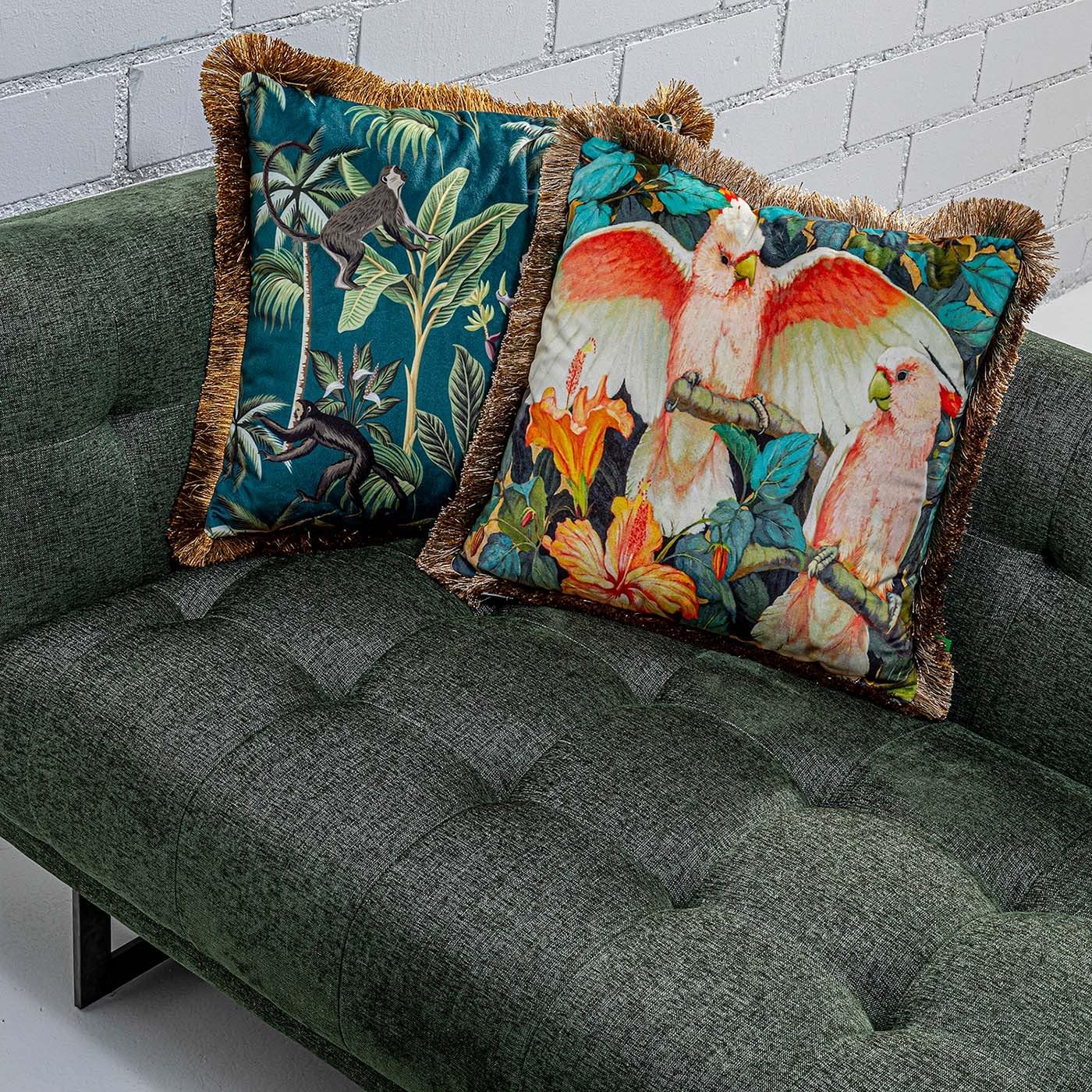 kare-design-kissen-parrots-life-mehrfarbig-zierkissen-45x45-cm-mit-f-llung image 2