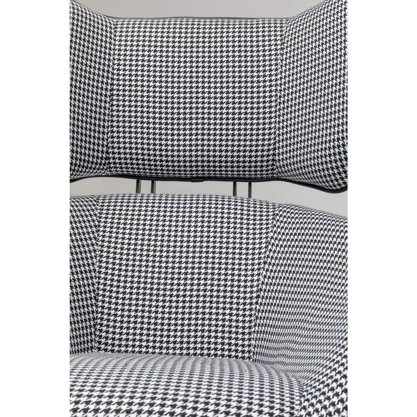 kare-toledo-drehsessel-schwarz-wei-h-henverstellbar image 3