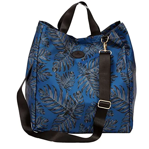 cedon-easy-shopper-bag-philodendron-black-34x28x24-cm image 1