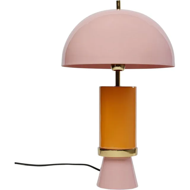 kare-design-tischleuchte-josy-rosa-51x30x30-cm-tischlampe-nachttischlampe image 1