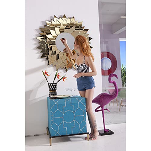 kare-design-sunflower-sonnenspiegel-wandspiegel-gold-rund-120-cm image 7