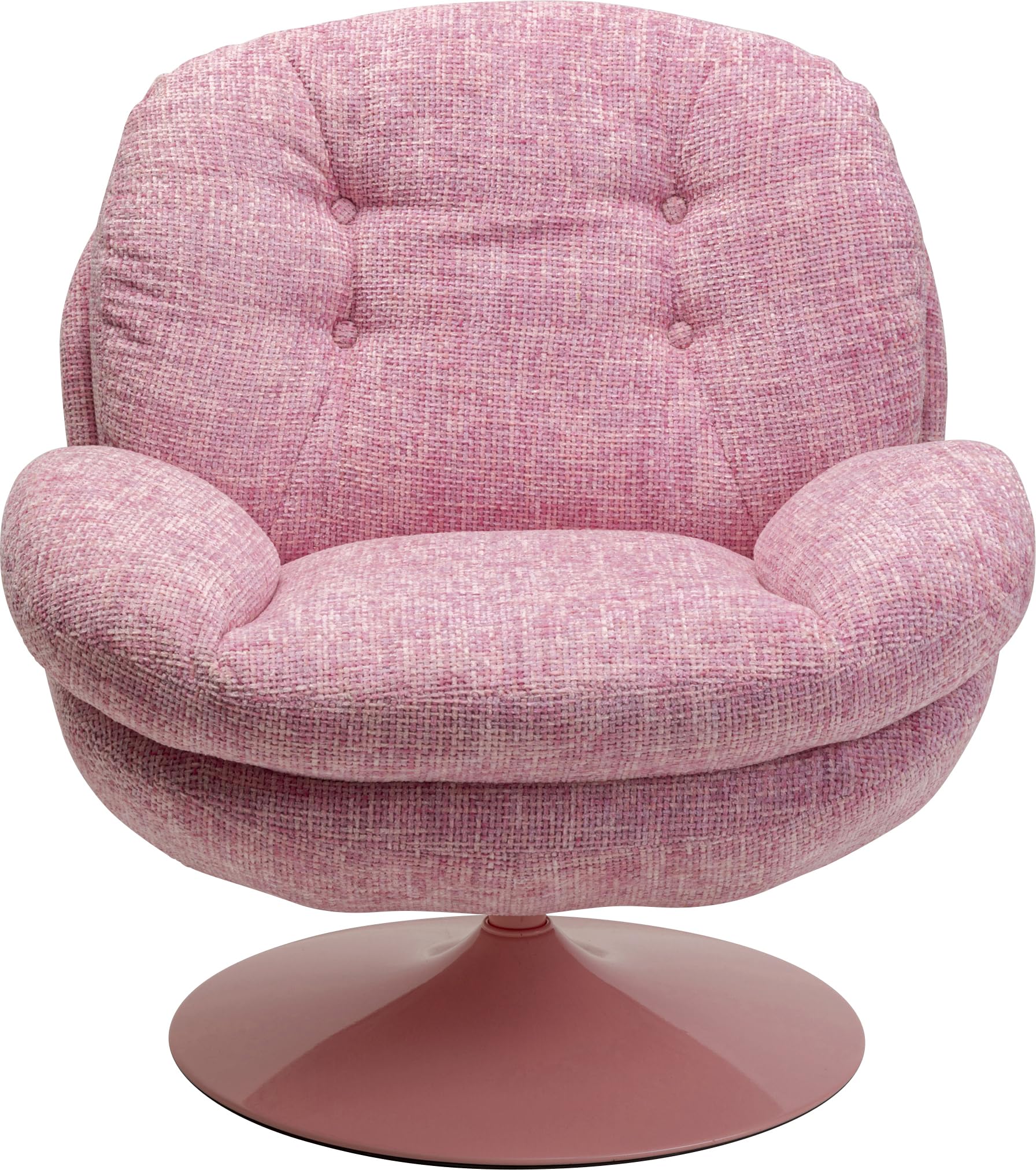 kare-design-cosy-drehsessel-pink-84x81x83-cm-360-retro-sessel image 1