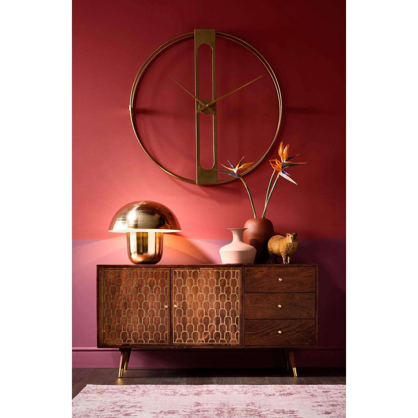 kare-design-sideboard-muskat-braun-75x145x45-cm-kommode-3-schubladen-2-t-ren-gol image 5