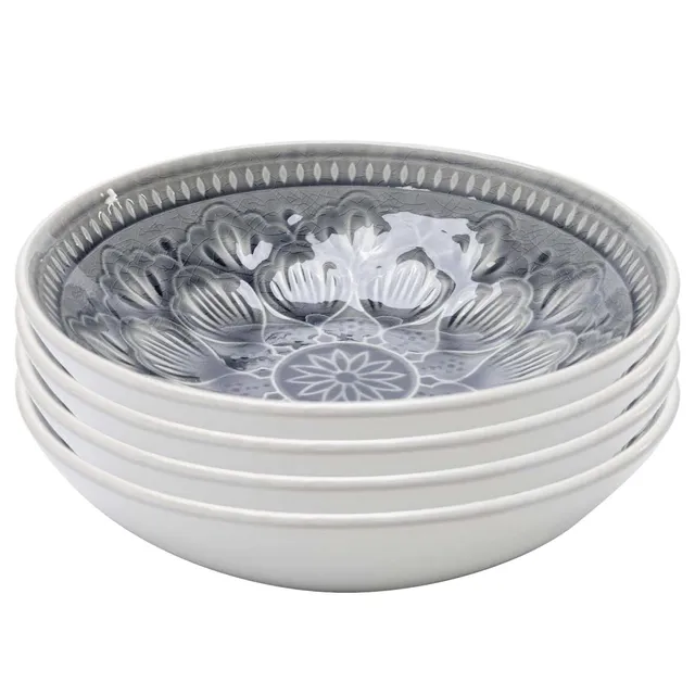 kare-design-sch-ssel-sicilia-mandala-grau-18-keramik-m-slischale-17-8cm image 1
