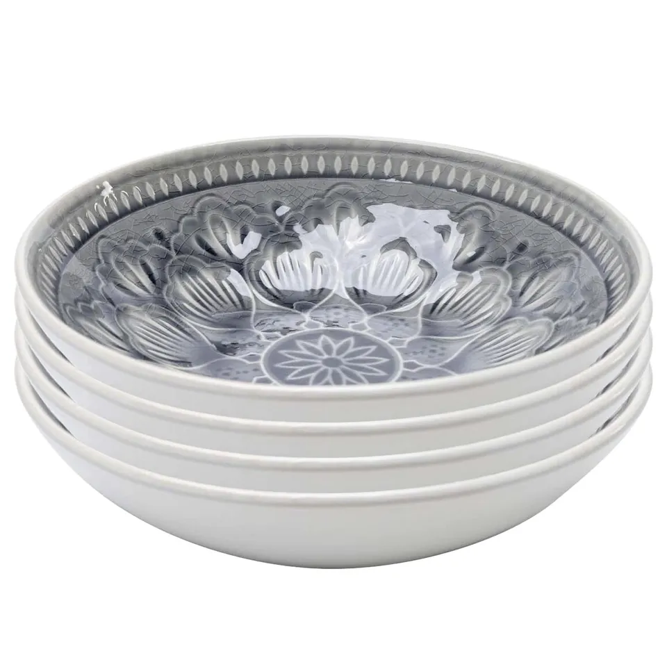 kare-design-sch-ssel-sicilia-mandala-grau-18-keramik-m-slischale-17-8cm image 1