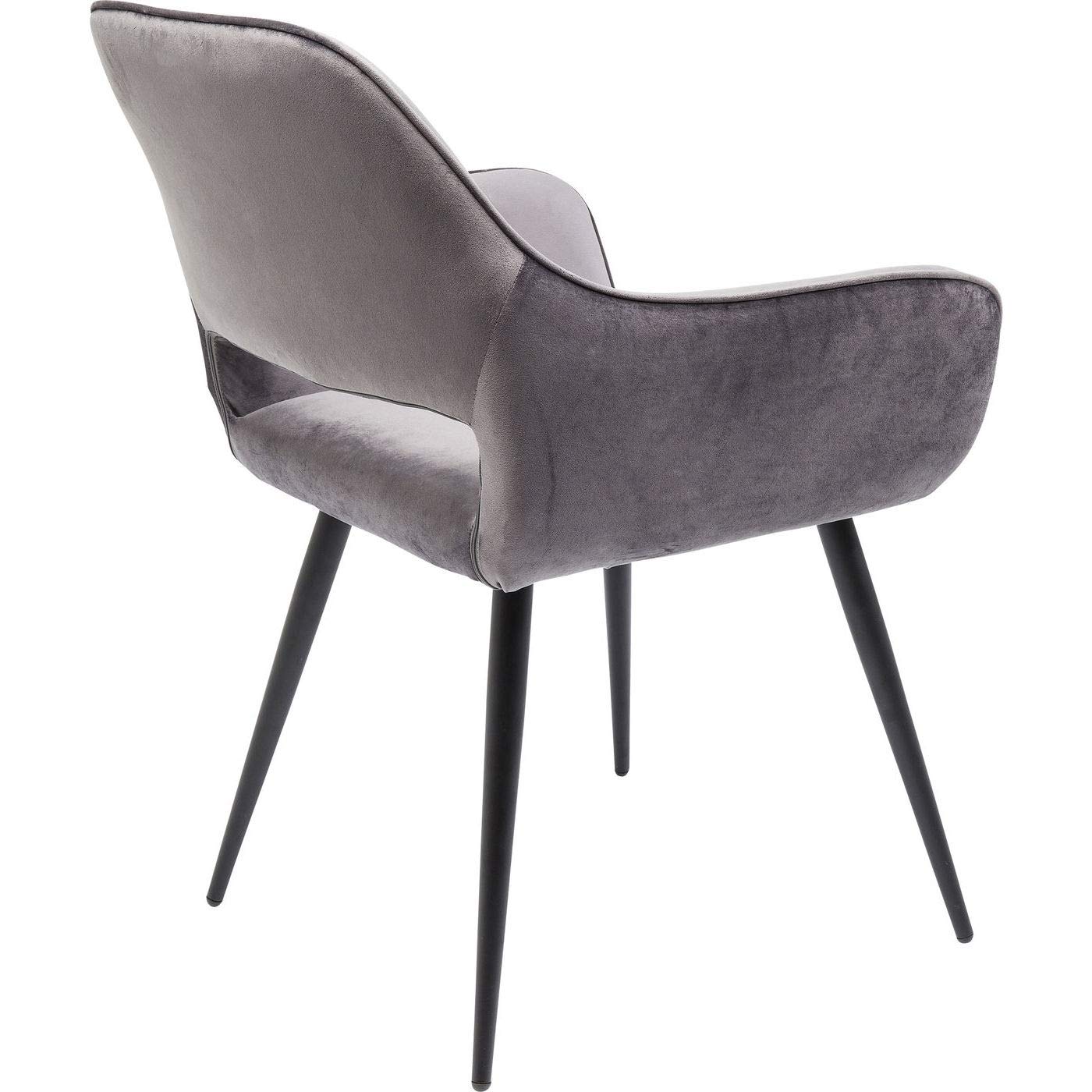 kare-design-san-francisco-armlehnstuhl-grau-samtoptik-esszimmer-und-loungestuhl- image 5