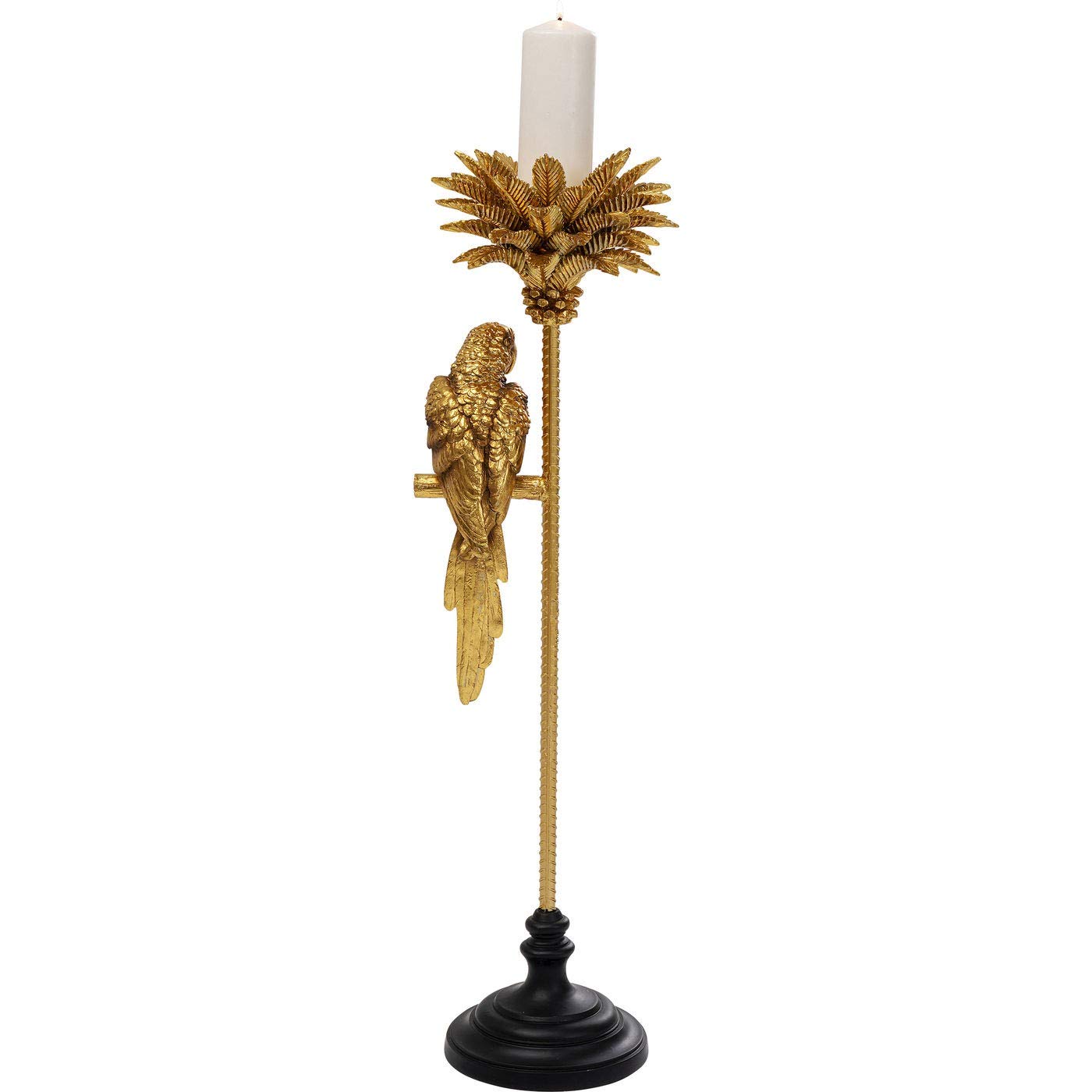 kare-design-parrot-on-palm-tree-kerzenst-nder-schwarz-gold-97x27-5x26-cm image 5