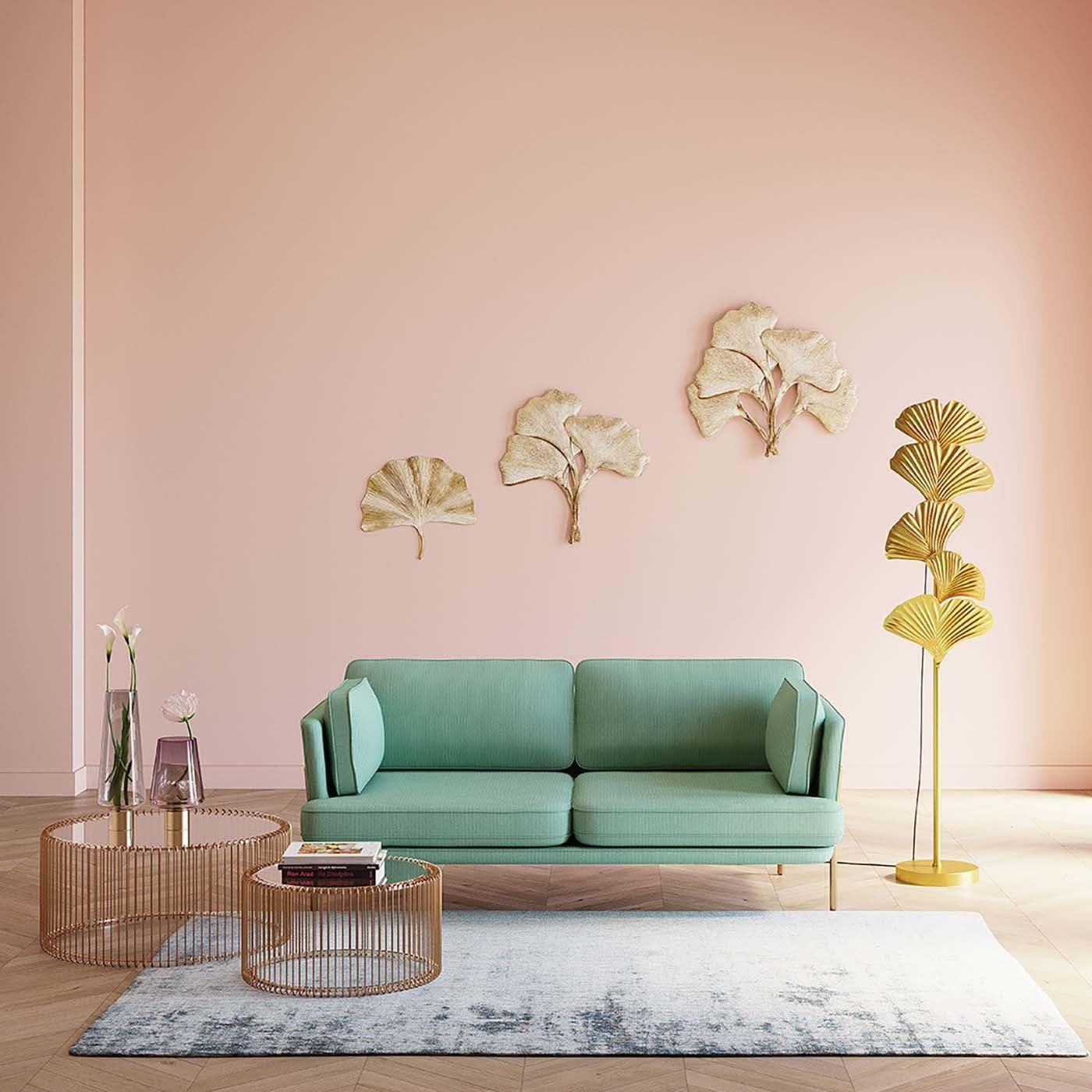 kare-design-wandschmuck-ginkgo-gold-36x38x2-cm image 2