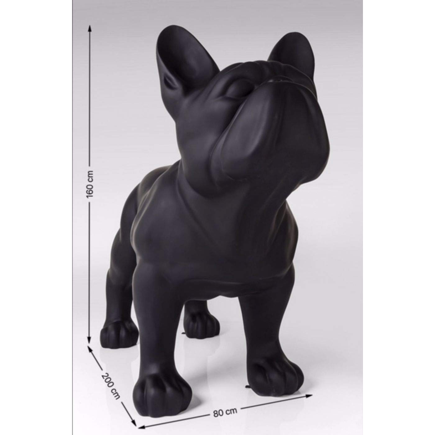 kare-design-toto-teen-objekt-dekofigur-schwarz-matt-xl-160-x-200-x-80-cm image 6