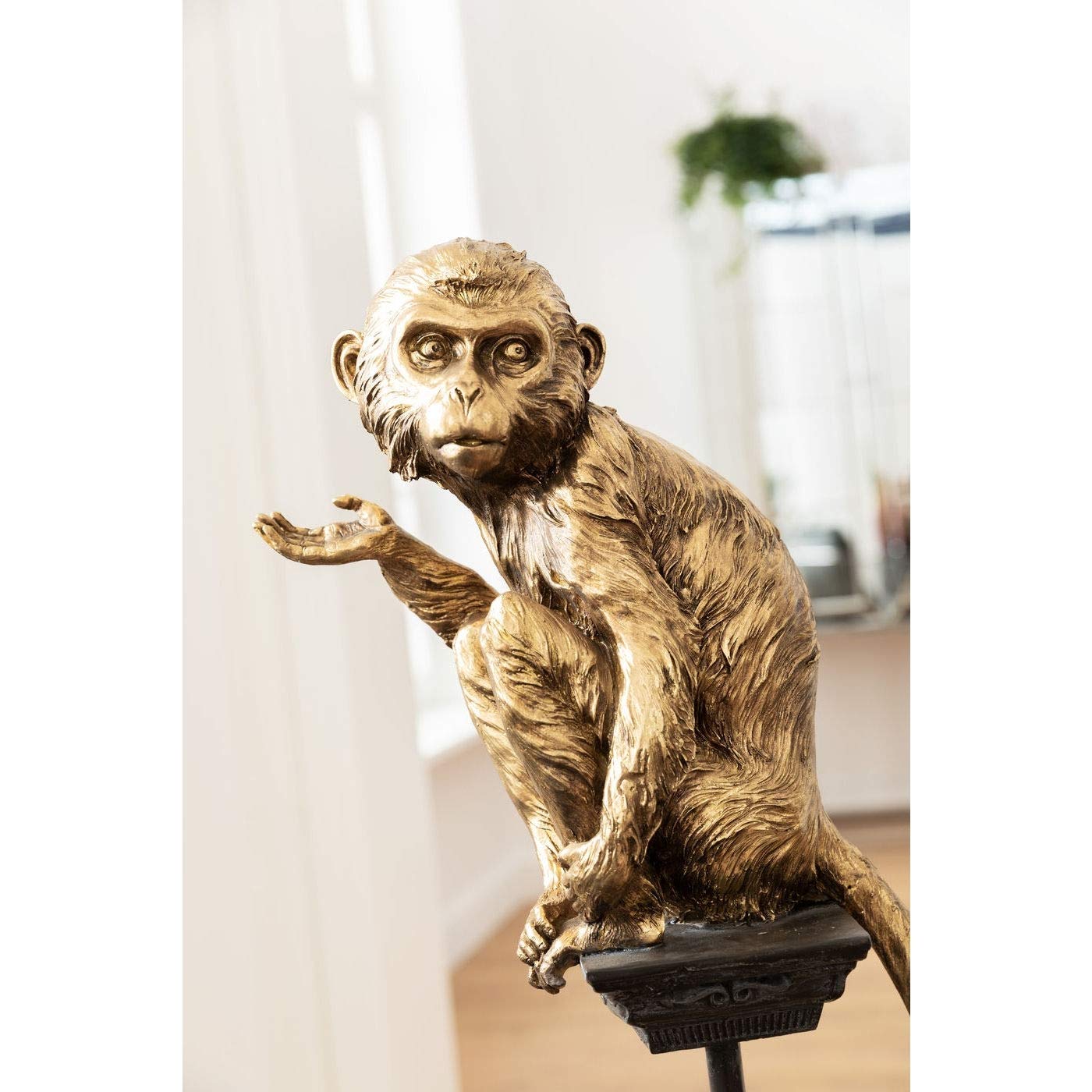 kare-design-deko-objekt-circus-monkey-109x32x21-cm-gold image 3