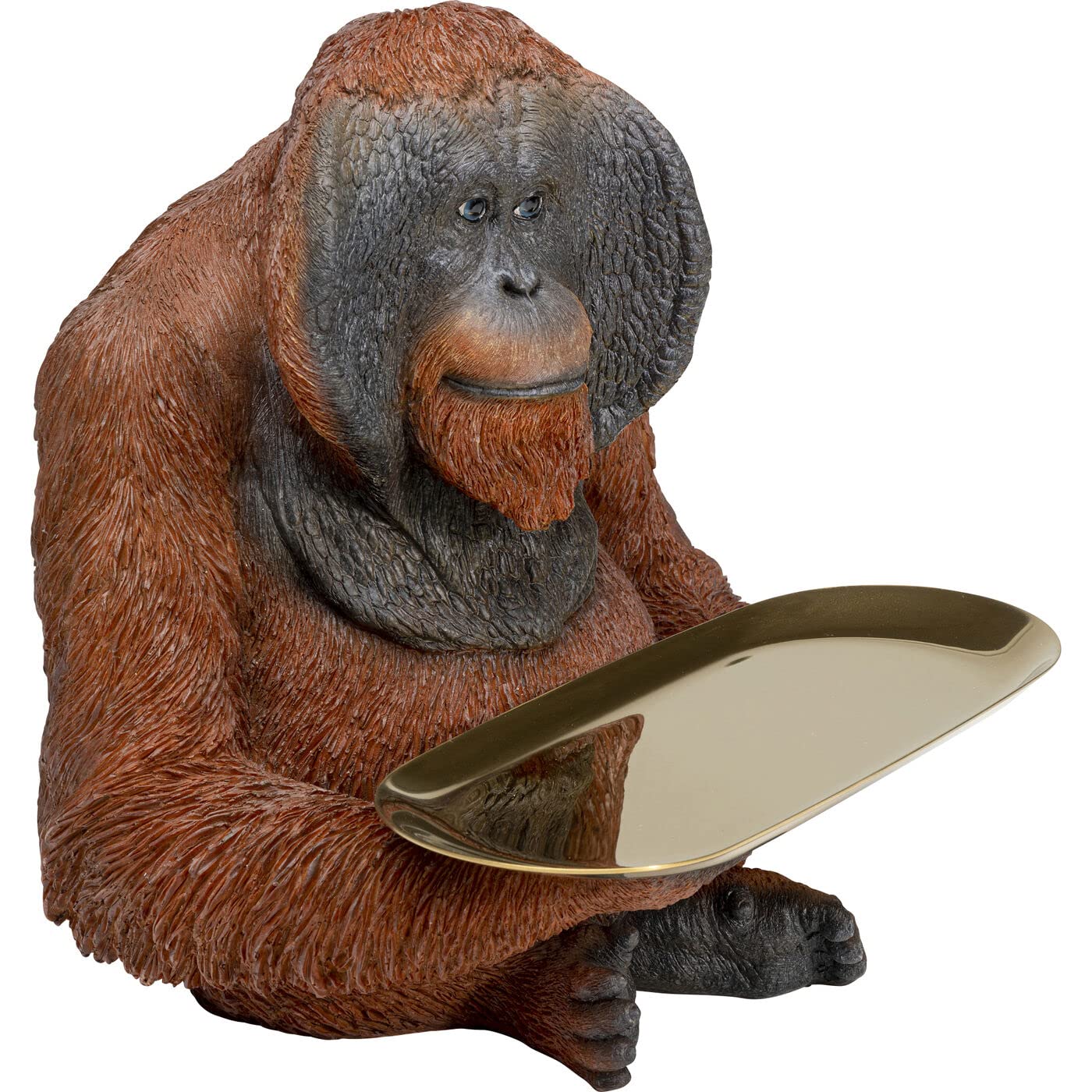 kare-design-deko-figur-butler-orang-utan-tierfigur-mit-tablett-41-cm-handgearbei image 3