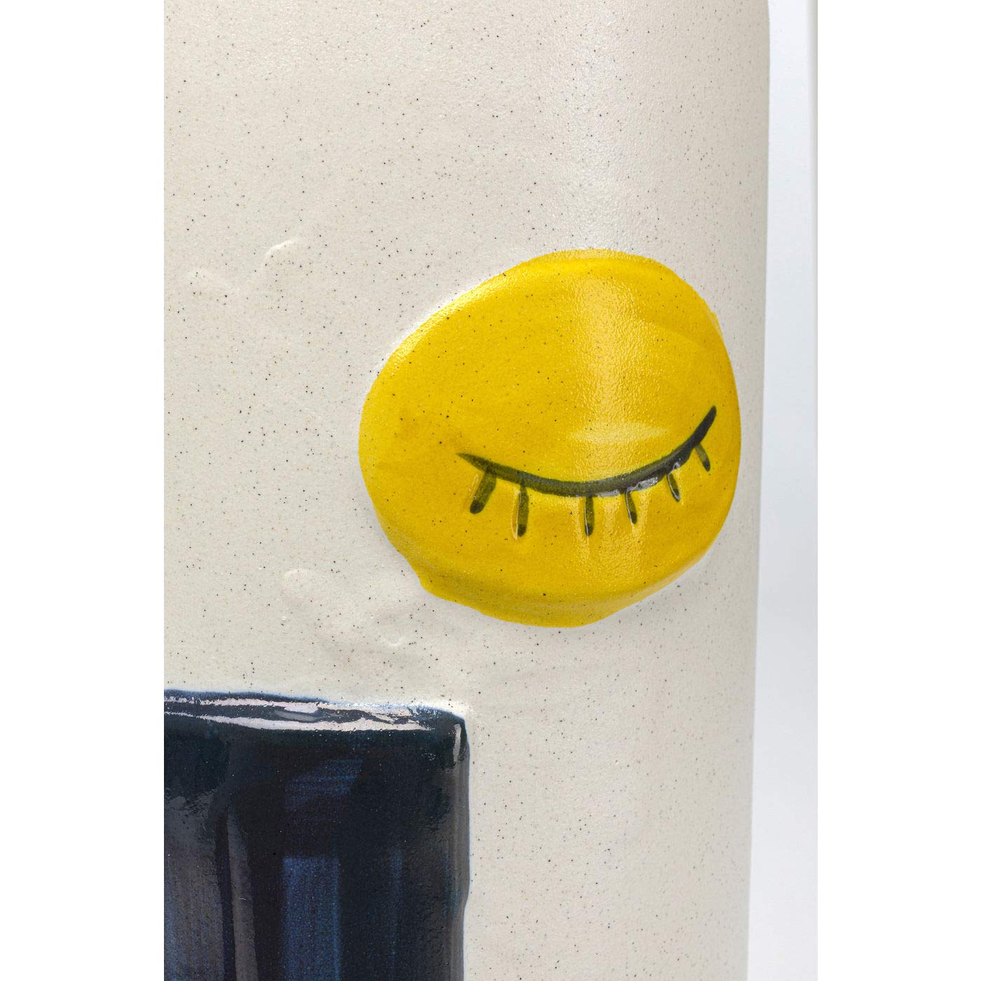kare-design-vase-art-face-colore-33-cm-steinzeug-vase-blau-mit-gesichtsmotiv image 7