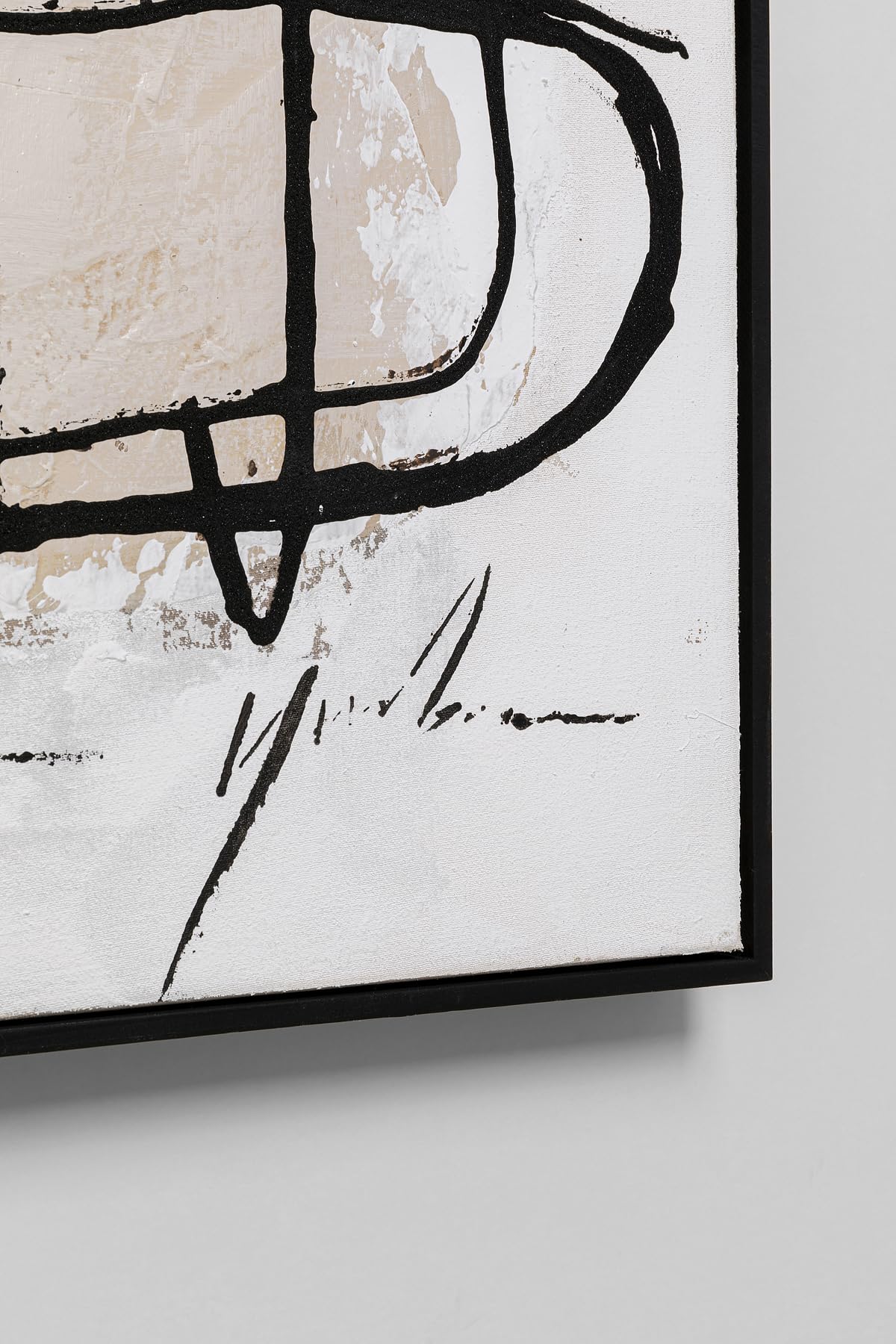 kare-design-leinwandbild-dust-grau-100x100-cm-massivholz-rahmen image 5
