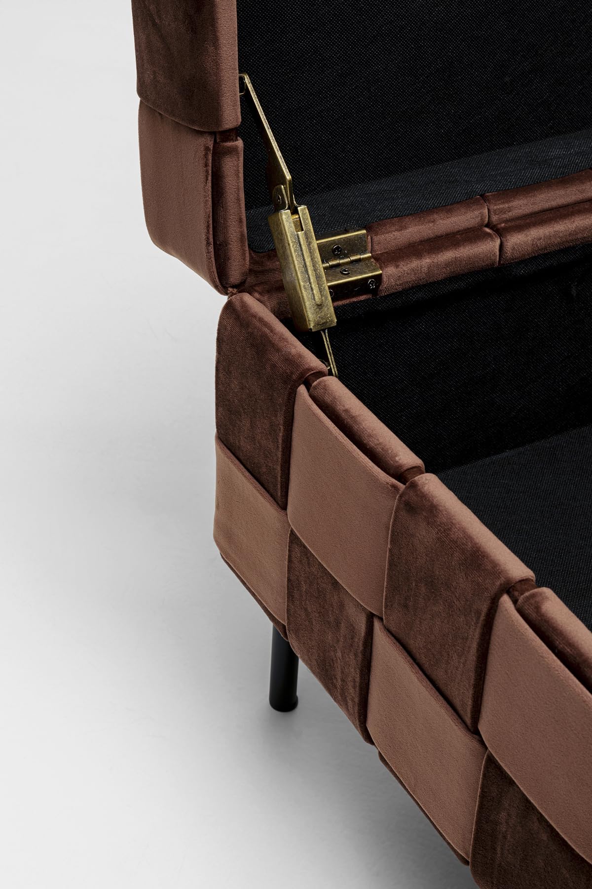 kare-design-weave-mocca-truhenbank-braun-47x121x41-cm image 6