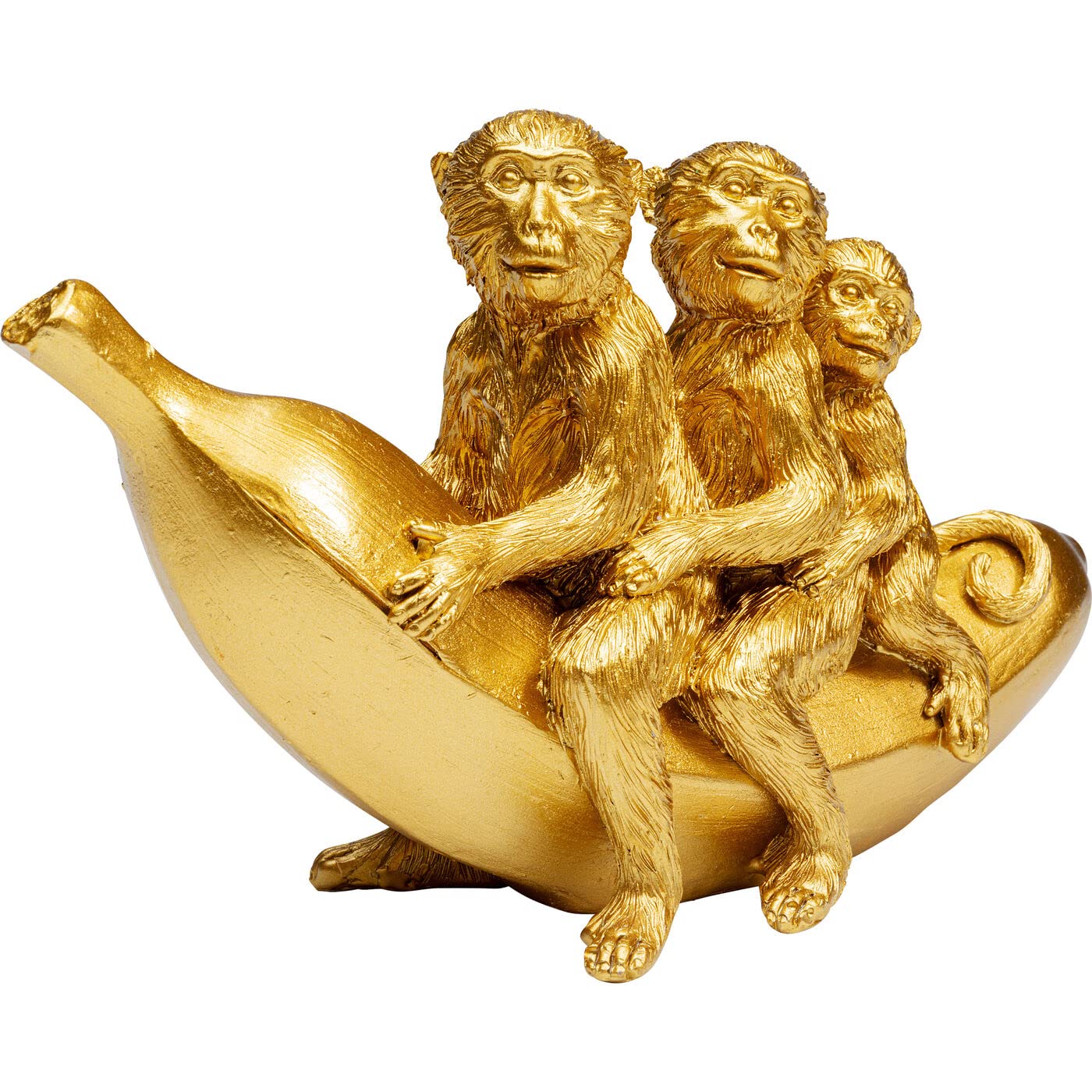 kare-design-deko-figur-banana-ride-gold-affen-figur-12x20x7-cm image 3
