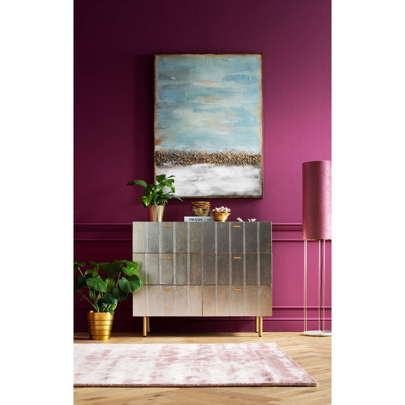 kare-design-kommode-venice-line-silber-89x106x40-cm-mit-6-schubladen image 2