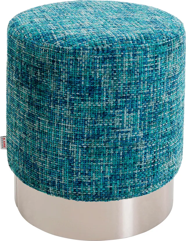 kare-design-hocker-berry-high-silber-hellblau-39-cm image 1