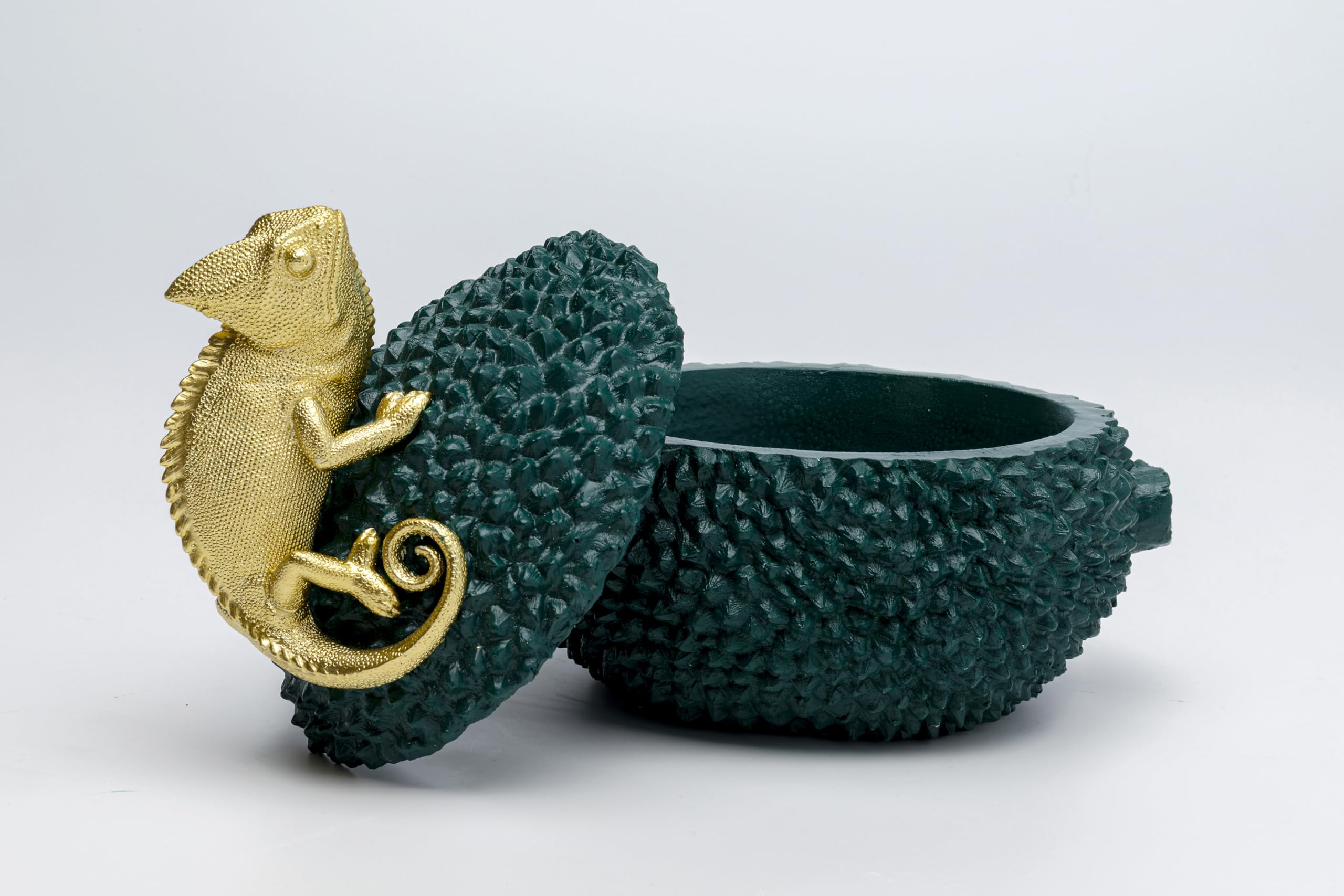 kare-design-deko-dose-chameleon-gold-petrol-20x20x16-cm-aufbewahrungsdose image 4