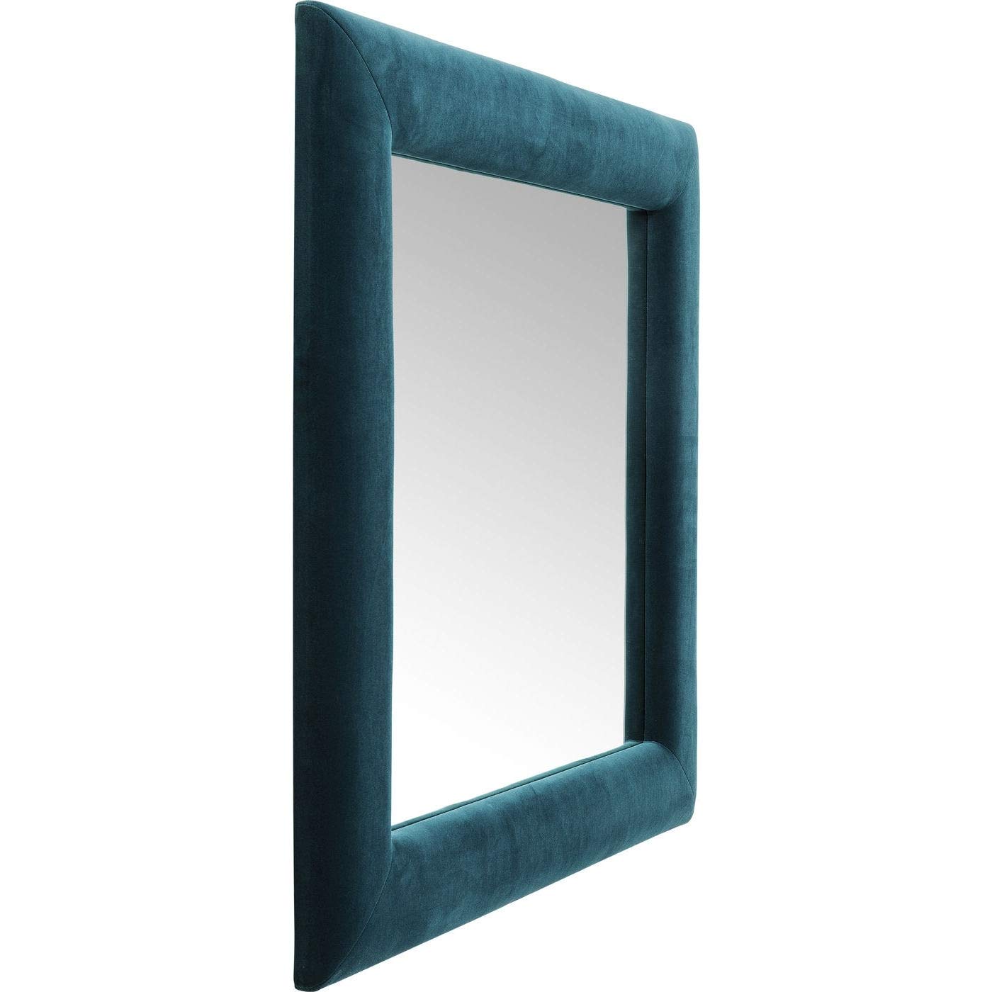 kare-design-spiegel-velvet-petrol-square-100x100-cm image 1