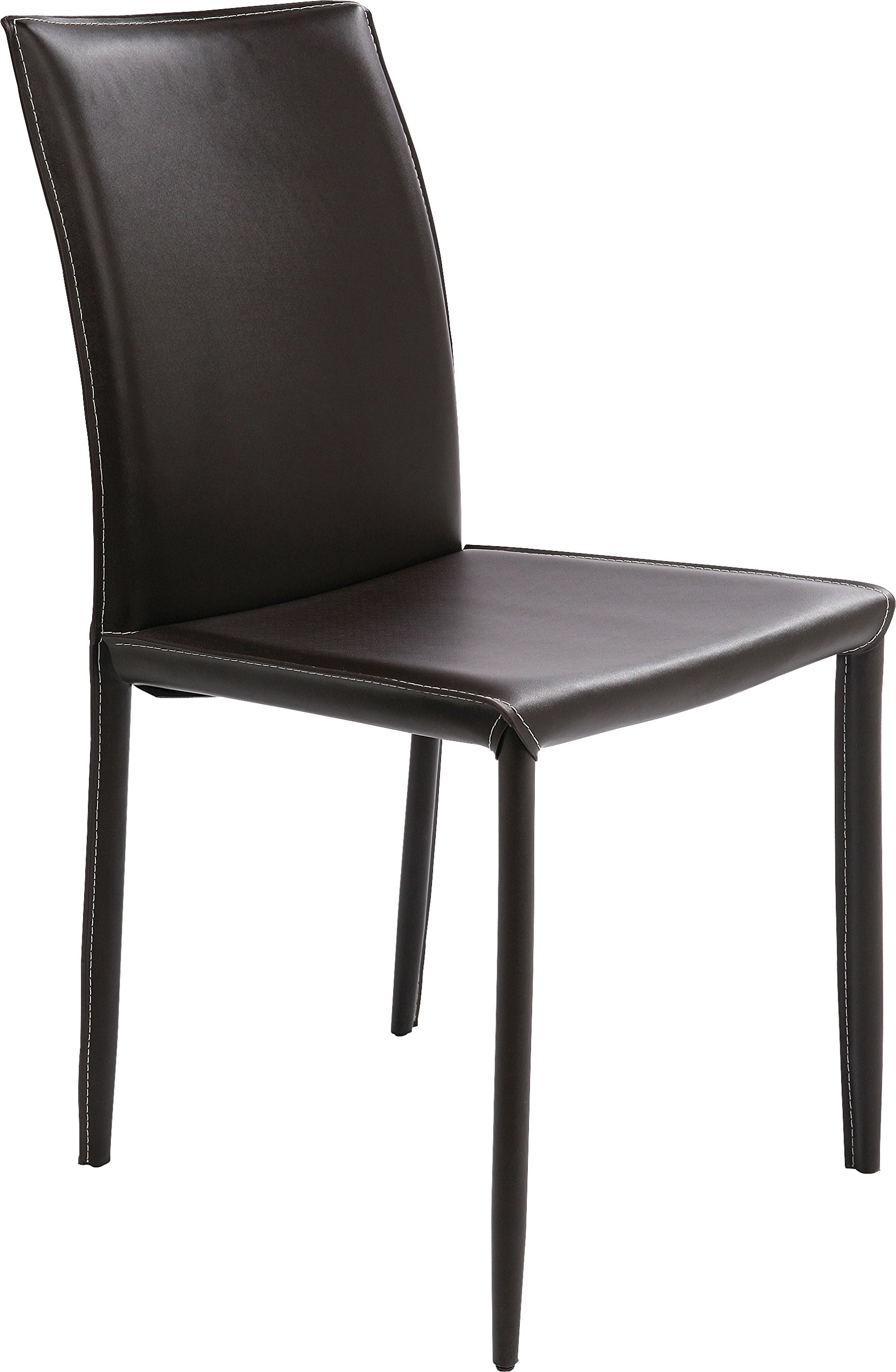 kare-design-stuhl-milano-brown-91x47x61cm-esszimmerstuhl-coffeebraun-kunstleder image 5